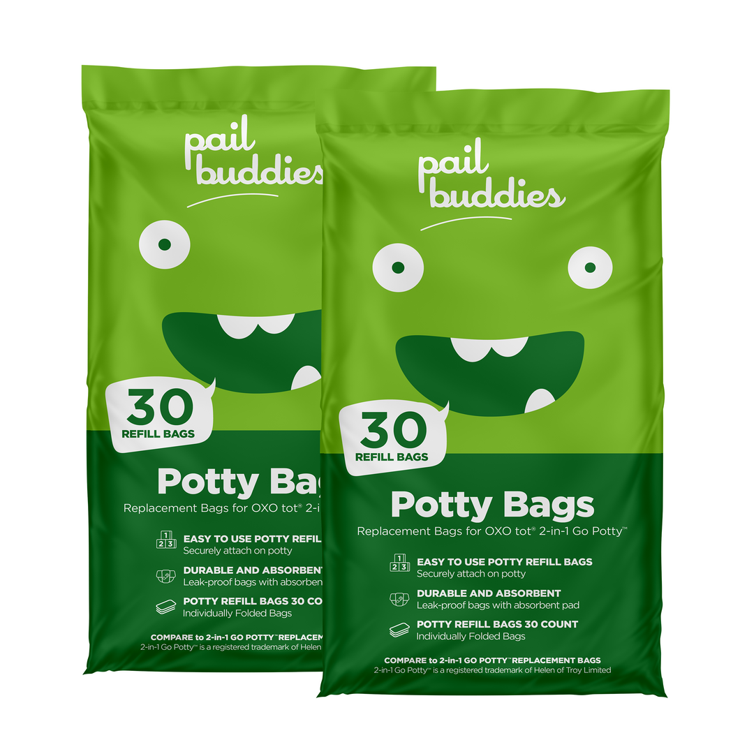 Potty Bags for OXO Tot 2-in-1 Go Potty, 60 Count